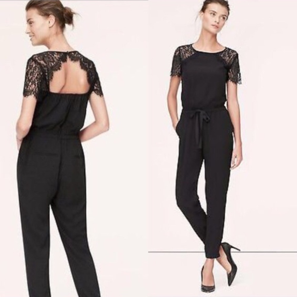 LOFT - lace jumpsuit